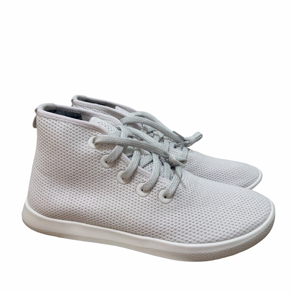 Allbirds Tree Topper Knit High Top Lace Up Sneaker Womens Size 11 Chalk NEW